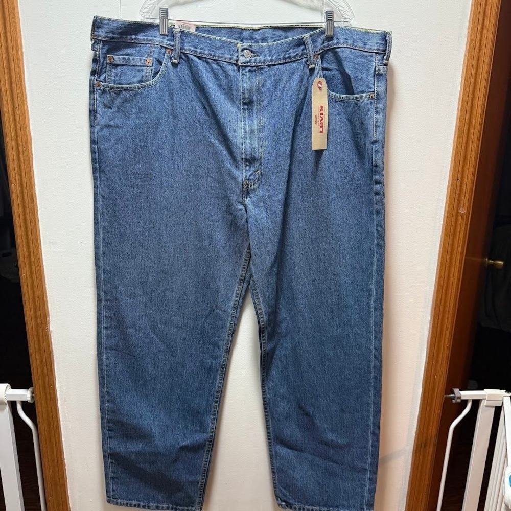 Levi's 550 Men's Big Tall Relaxed Fit Tapered Leg Blue Jeans 48x32 NEW WITH TAGS